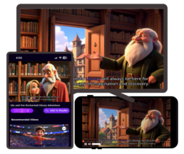 Watch storybook videos on any screens